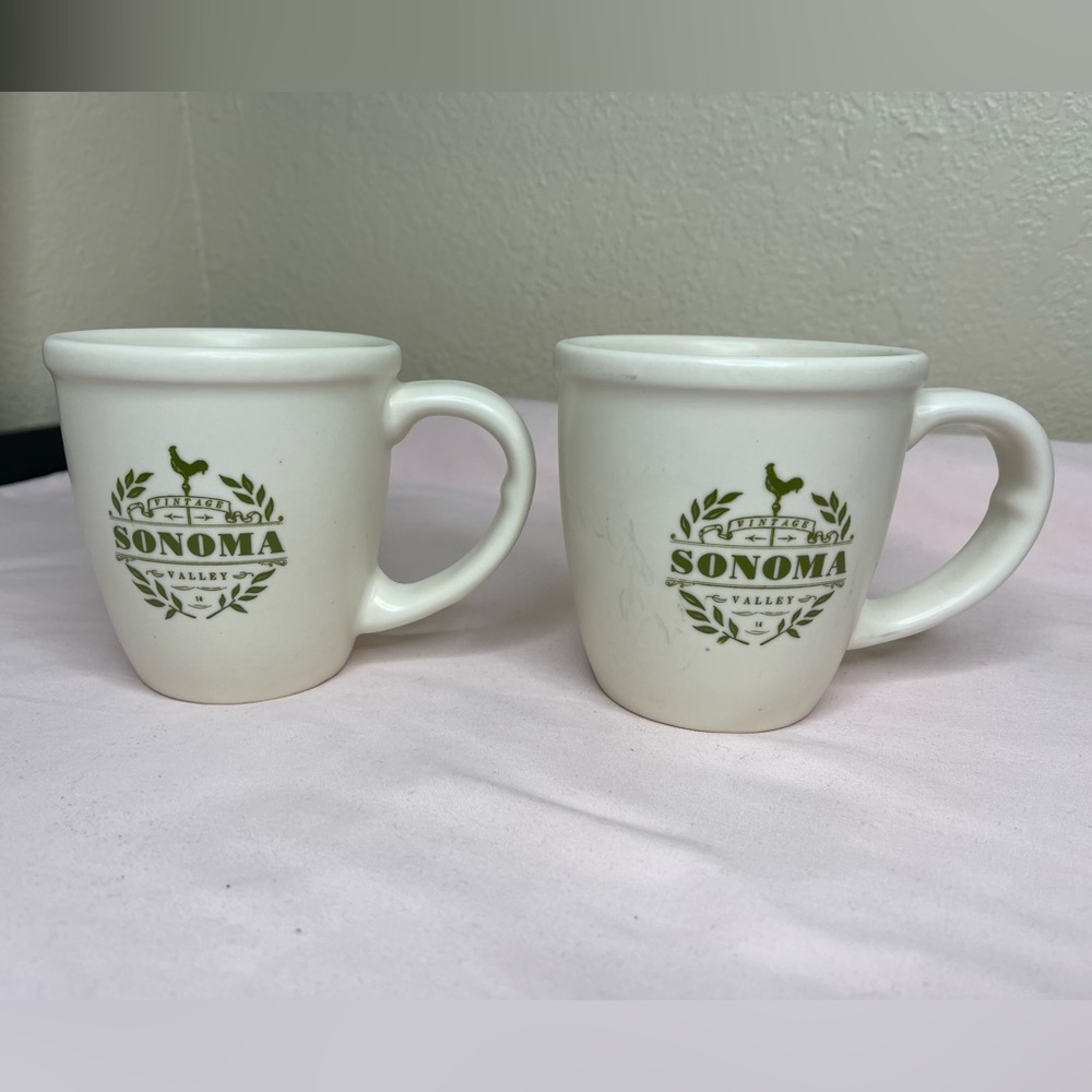 Pair of 2 - Mercantile 12 Morning Mug Sonoma Vintage